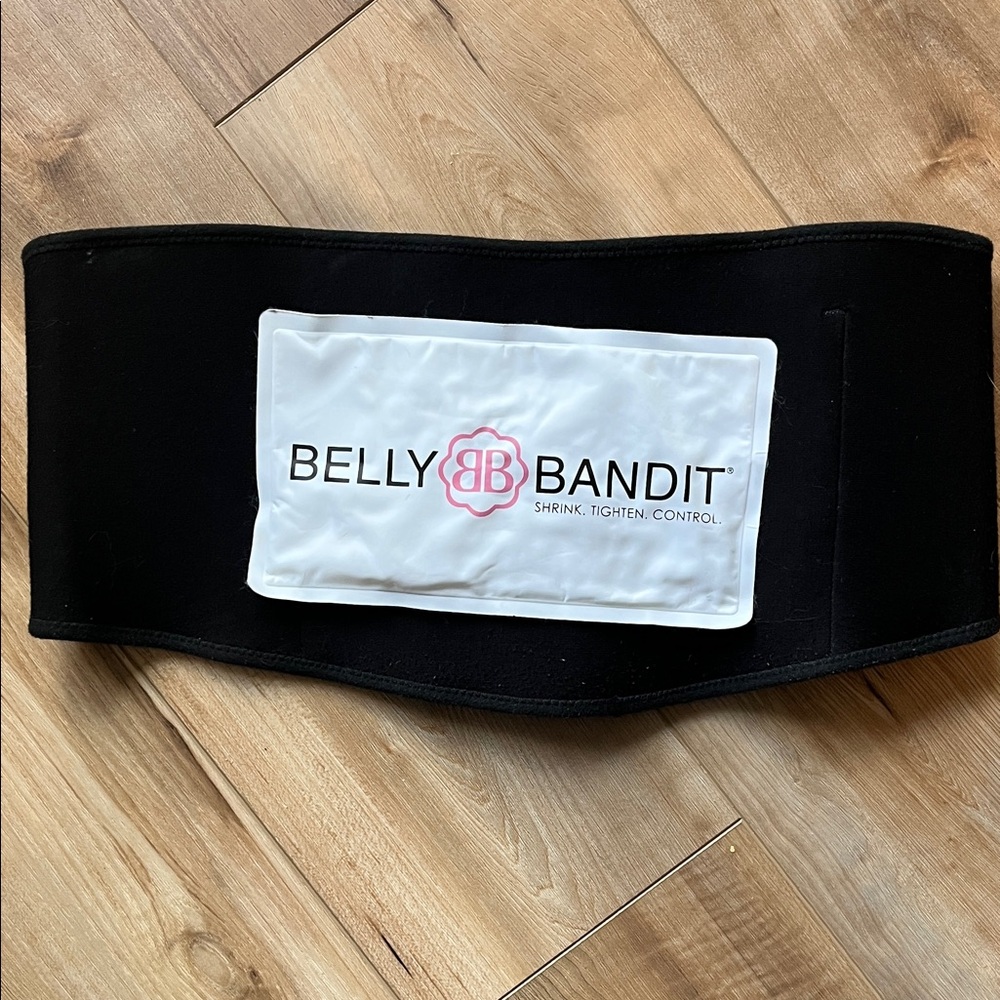 Belly Bandit Large Black and White Support Belt